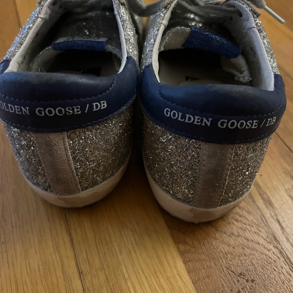 Silver Glitter Golden Goose Supertar - Picture 2 of 8